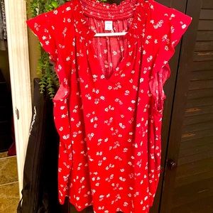 Floral Sleeveless Top